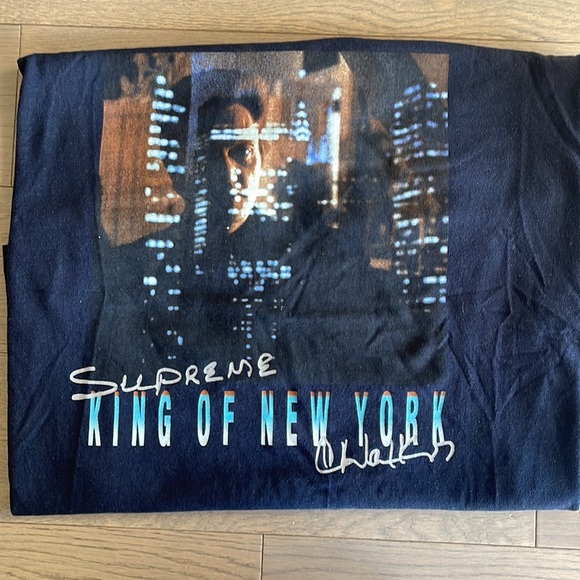 Supreme King of New York tee S Med Navy SS19 - Picture 3 of 3